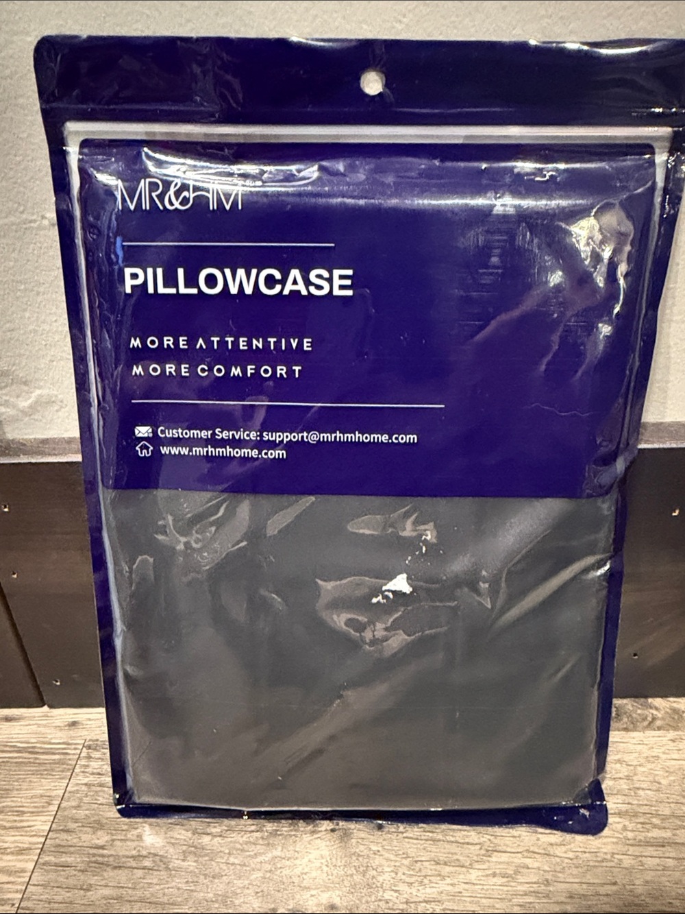 New Black Statin King  20” x 40” Pillowcase - Soft Home Bedding